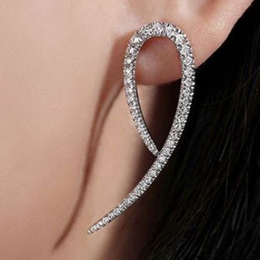 Huitan Crystal AAA CZ Stone Versatile Earrings