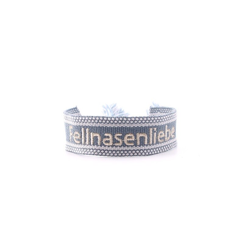 Bohemia Embroidery Letters Woven Tassel Bracele