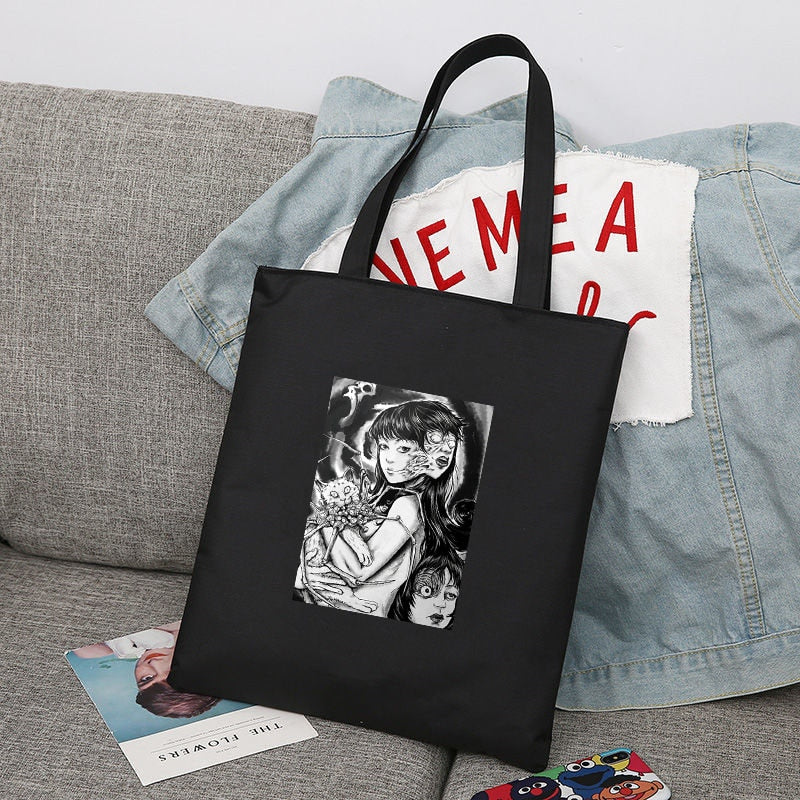 Reusable Shopping Bag Women Canvas Tote Bag