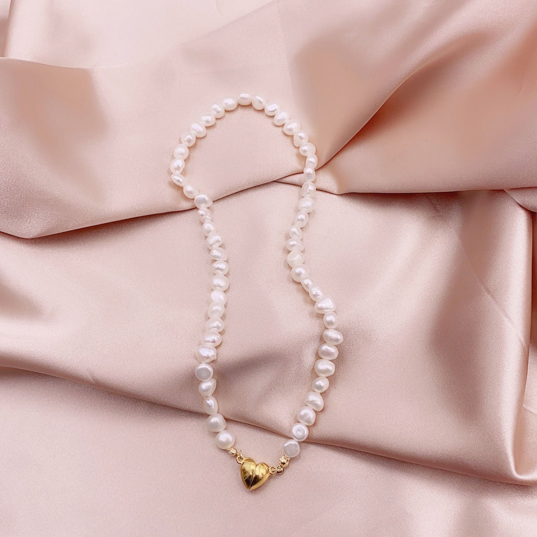 Minar Multiple French Pearl Necklace