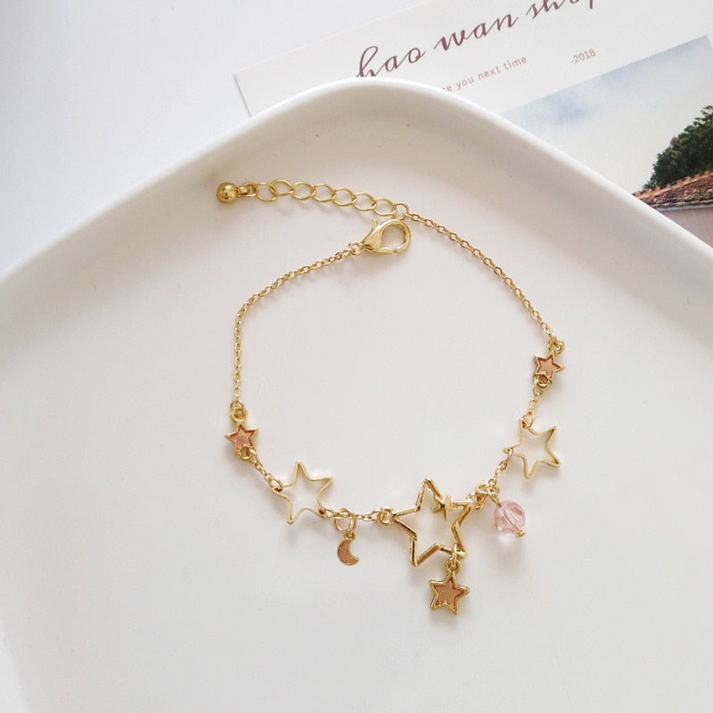 Japan Korea Star Moon Bracelet For Women