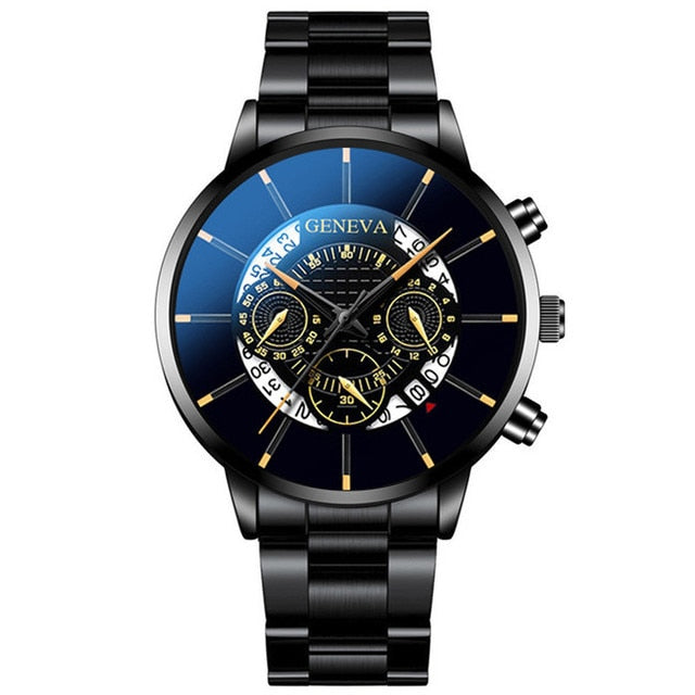 Stainless Steel Quartz Luxury Wrist Watch