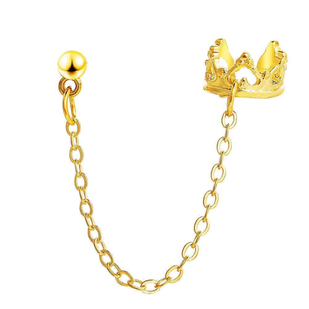 JWER New Long Tassel Ear Cuff Multilayer No Piercing
