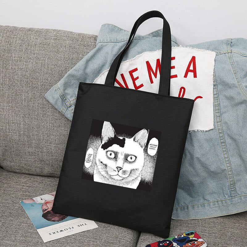 Reusable Shopping Bag Women Canvas Tote Bag