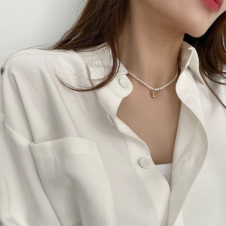 Minar Multiple French Pearl Necklace