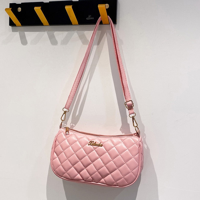 assel Trend Lingge Embroidery Camera Female Shoulder Bag