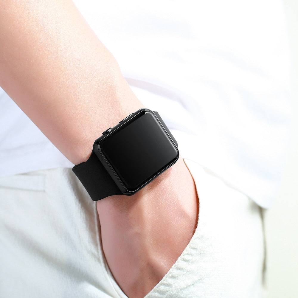 Electronic LED Digital Fashion Casual Simple Silicone Female Watch