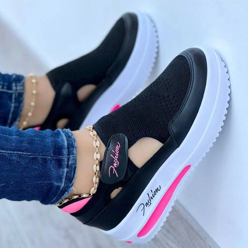 Ladies Hollow Out Sports Shoes