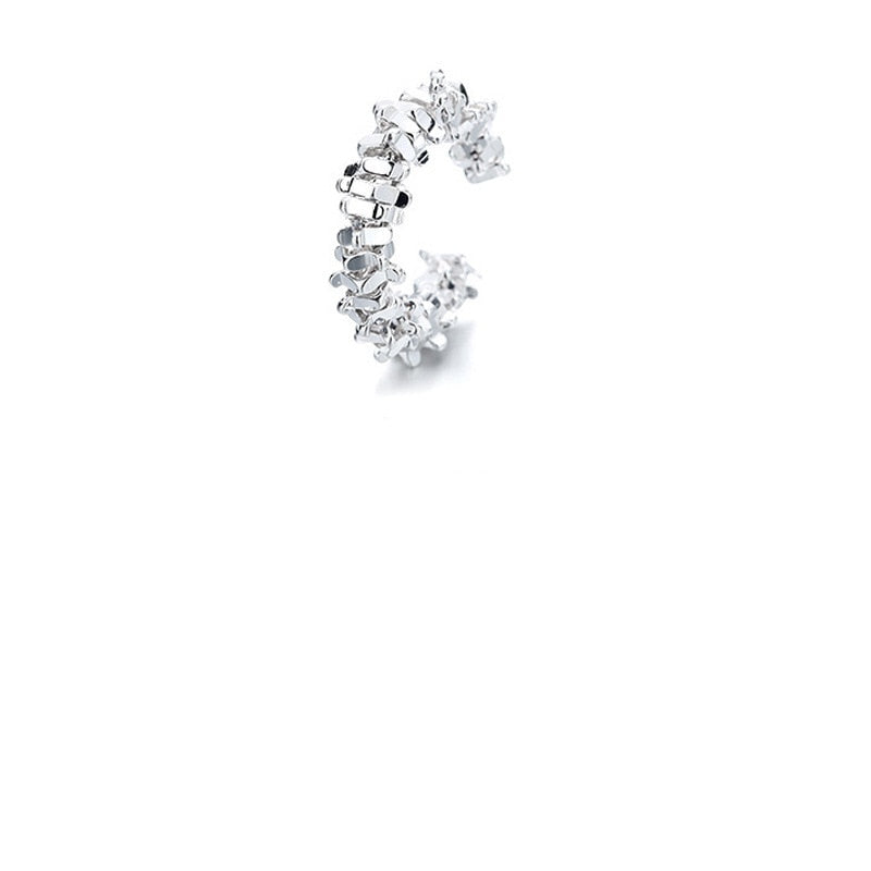 1 pcs Charming Line Zircon Clip Earrings Without Piercing