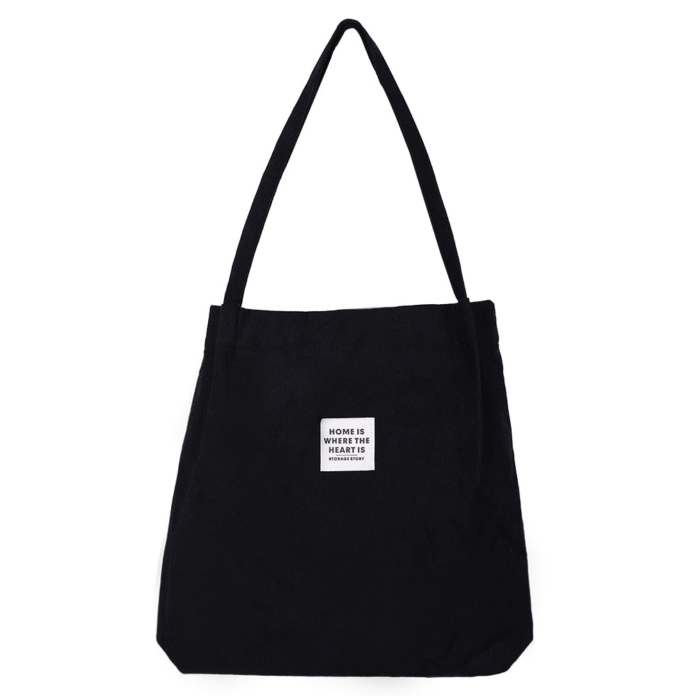Corduroy Bag for Women Shopper Handbags