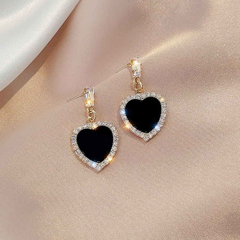 LATS Trend Rhinestone Geometric Drop Earrings for Women