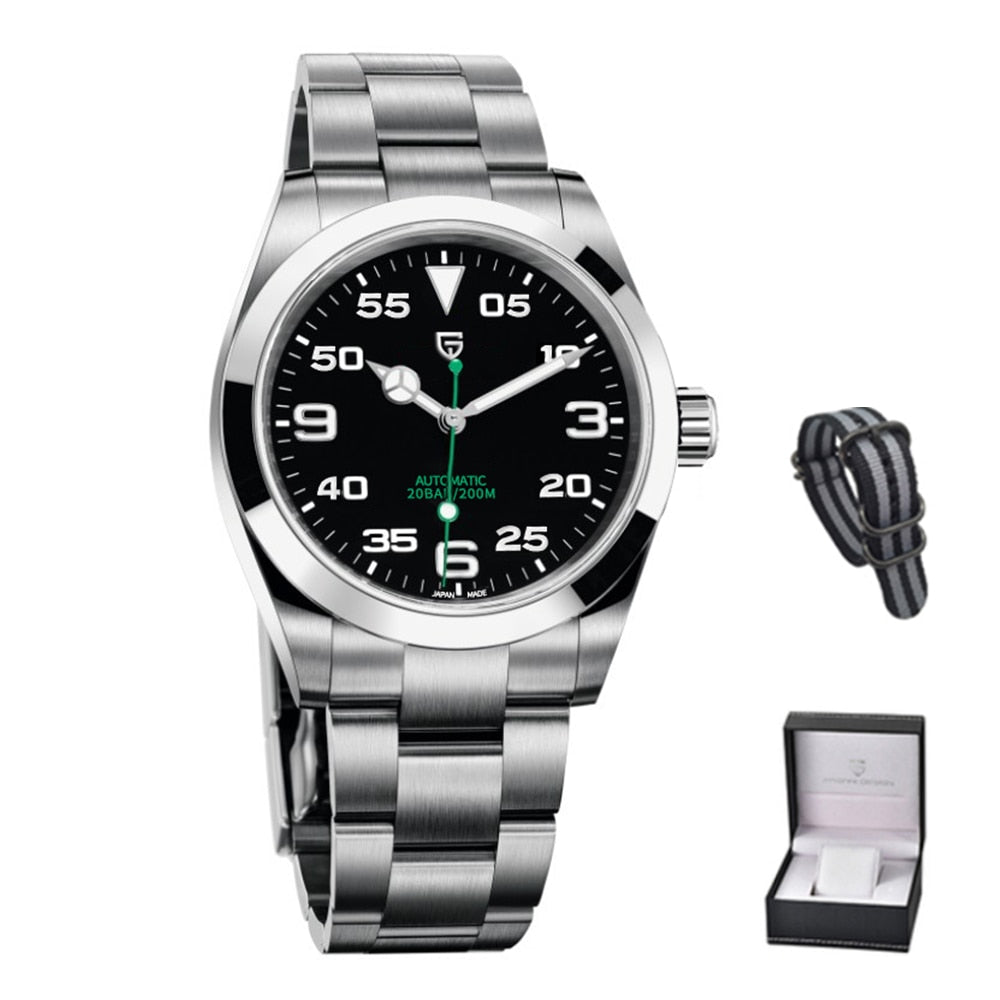 PAGANI DESIGN 40MM Men Mechanica lAR Coated Automatic Wristwatch