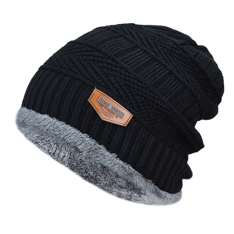 Thick Wool Neck Scarf Cap Balaclava Mask Bonnet Hats