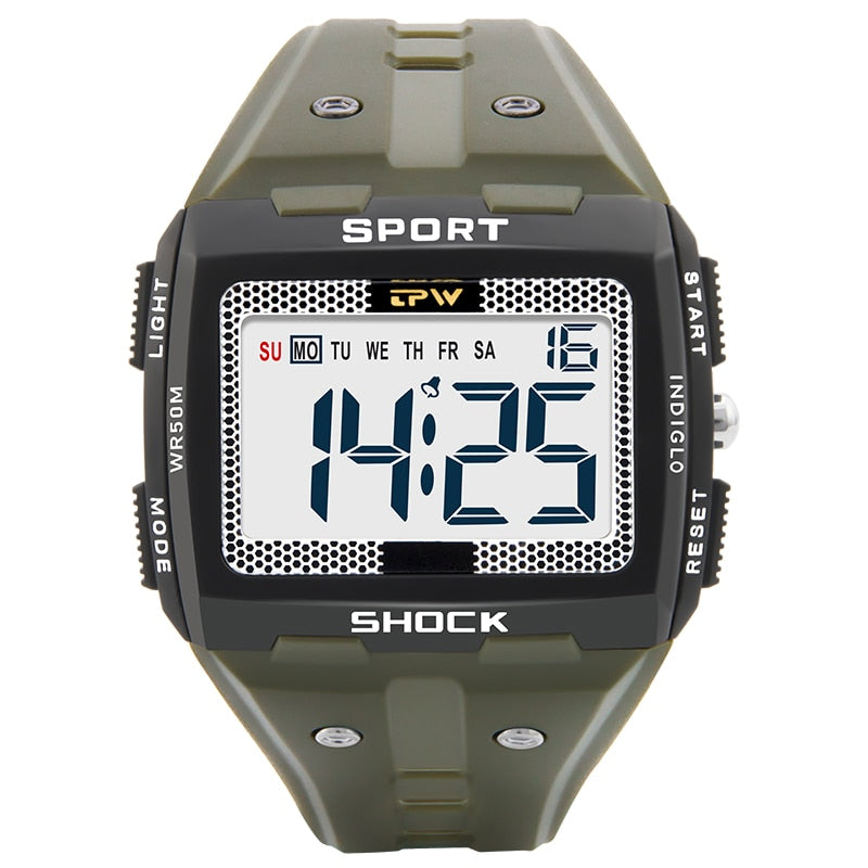 Big Numbers Water Resistant Men Digital Watch