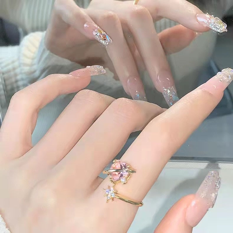 New Exquisite Lovely Opening Ring