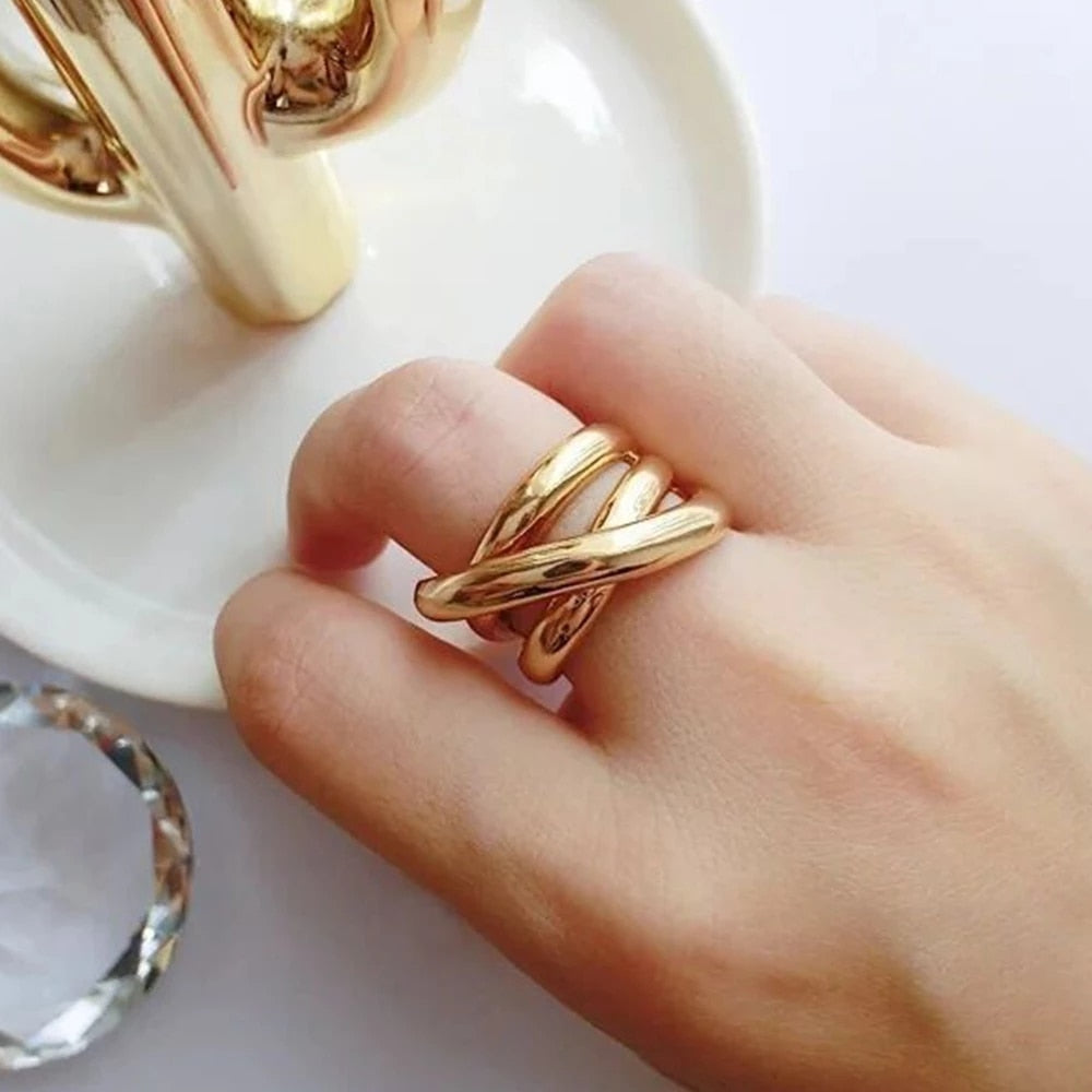 JUJIE 316L Stainless Steel Newest Cross Ring