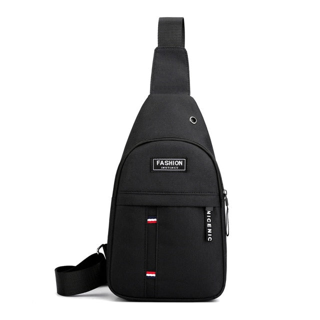 Nylon Waist Packs Sling Bag Crossbody Canvas Bag