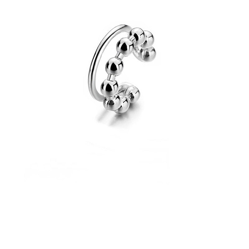 1 pcs Charming Line Zircon Clip Earrings Without Piercing