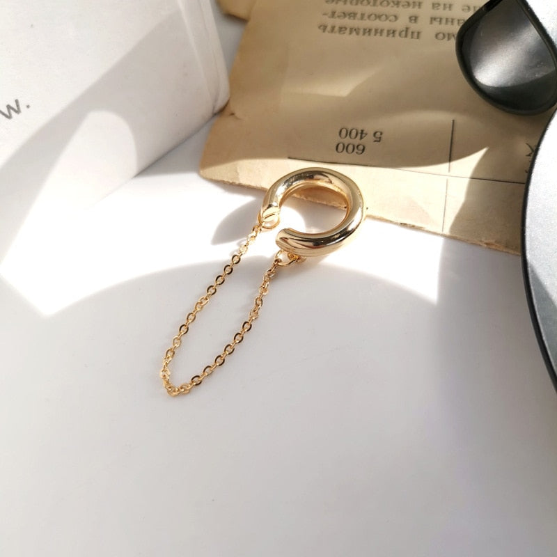 LATS Simple Non-Piercing Ear Cuff Earrings