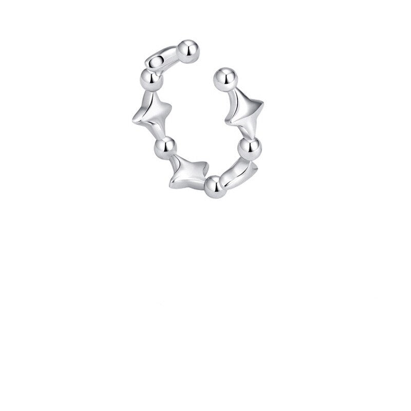 1 pcs Charming Line Zircon Clip Earrings Without Piercing