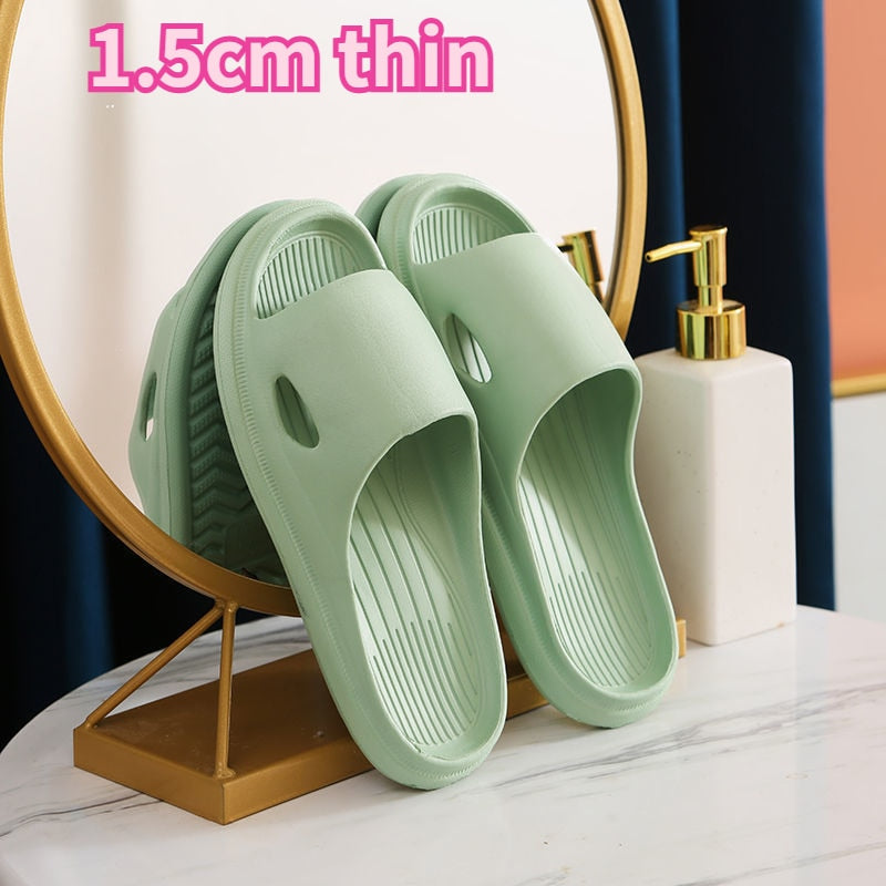 EVA Soft Sole Flat Shoes Mute Non-slip Flip Flops