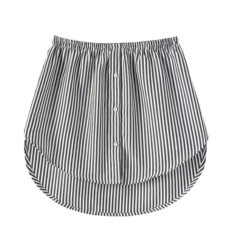 Women Shirt Extenders Adjustable Fake Skirts