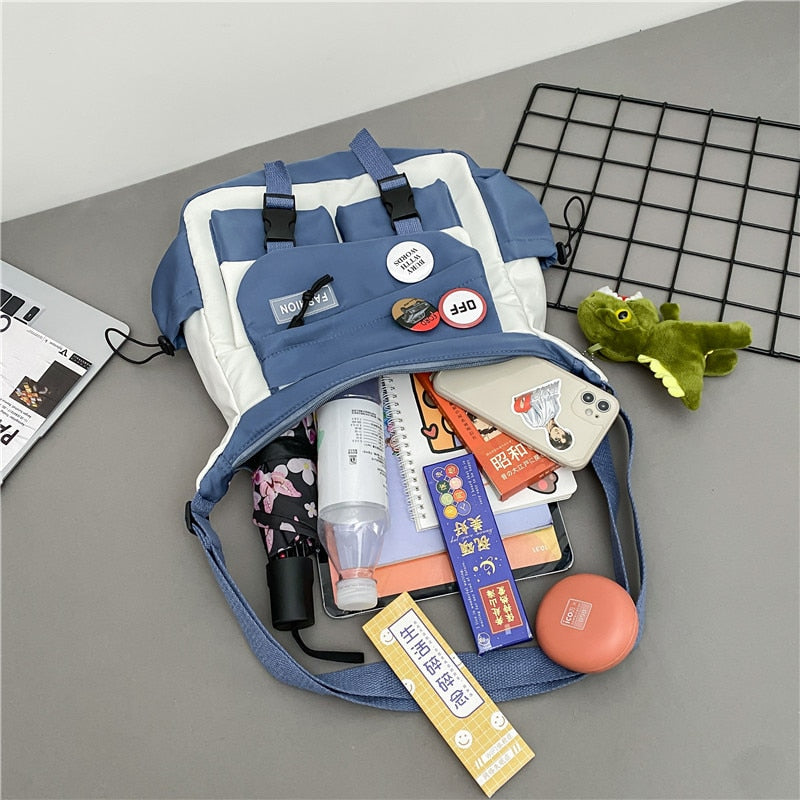 Youth Nylon Canvas Messenger Bag