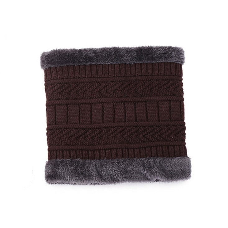 Thick Wool Neck Scarf Cap Balaclava Mask Bonnet Hats