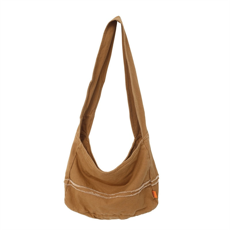 HOCODO Large Capacity Unisex Canvas Shoulder Bag