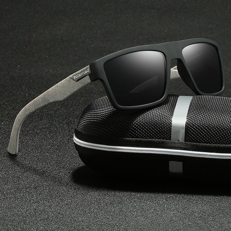 Polaroid Sunglasses Unisex Square Vintage Sun Glasses