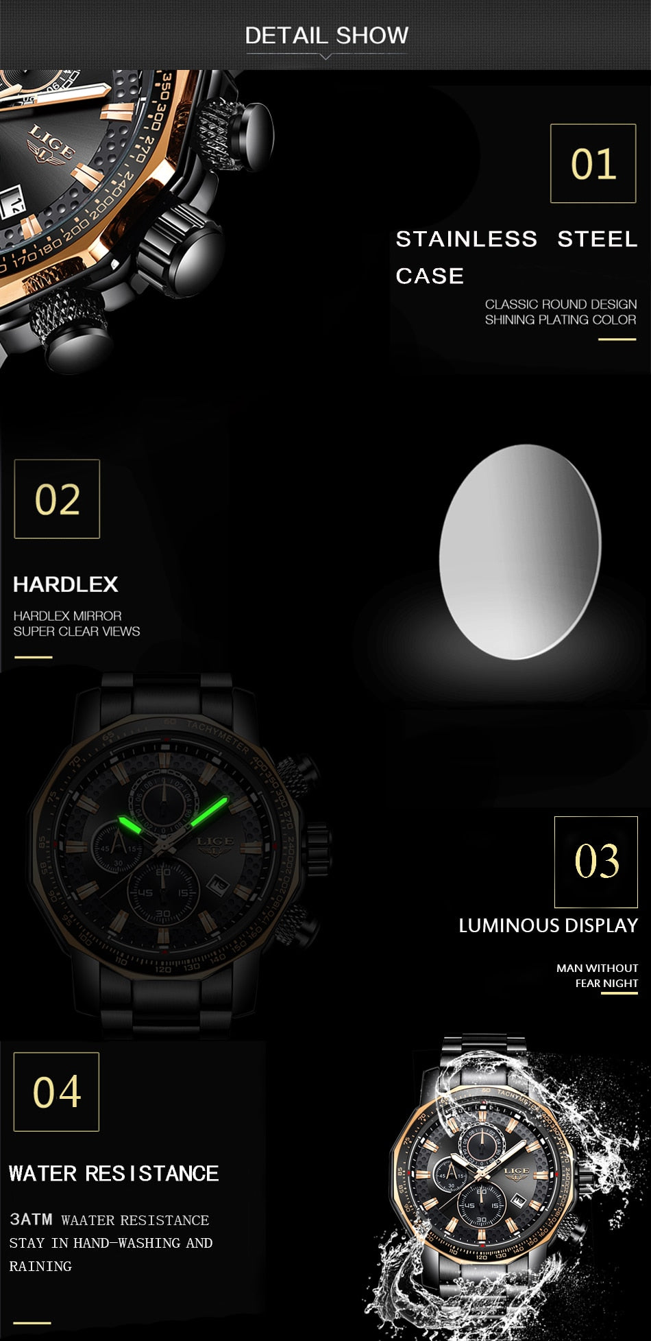 New Sport Chronograph Men's Watches - Shopeasywear