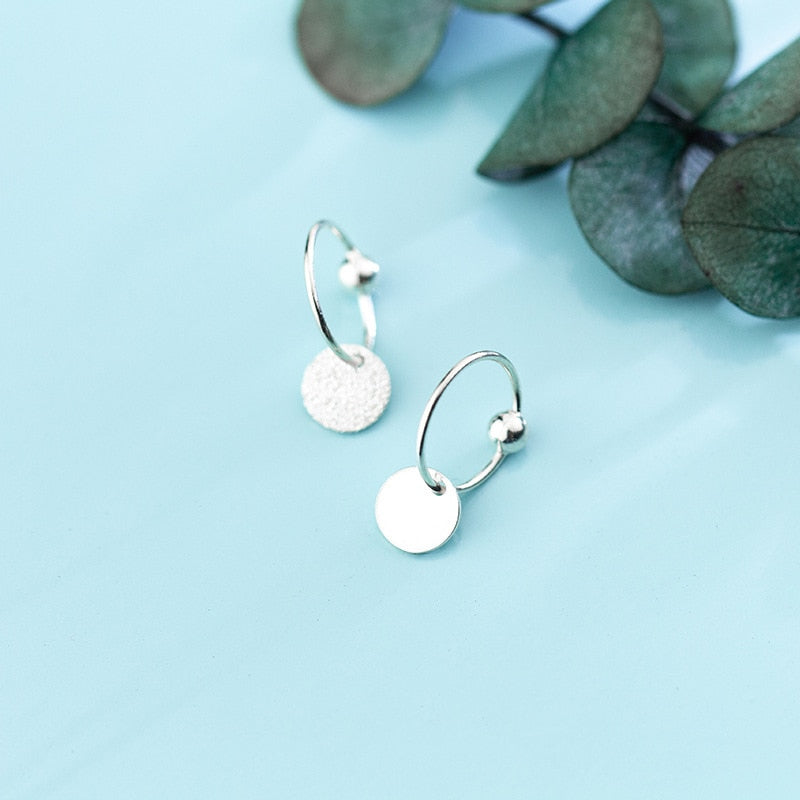 Round Bead Classic Hoop Earrings - Shopeasywear