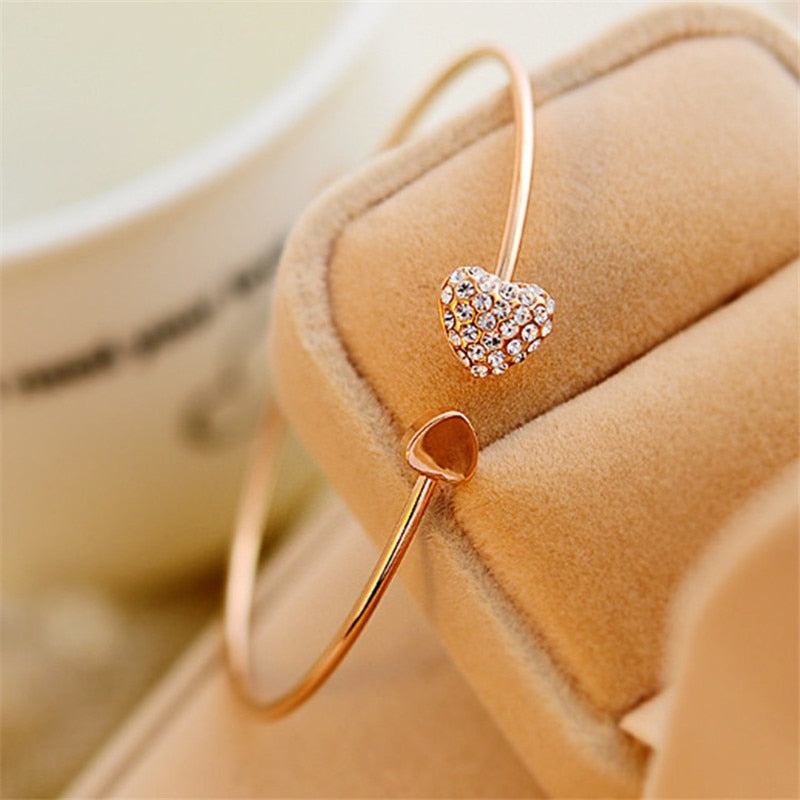 Double Heart Women Bracelet - Jeglowstore