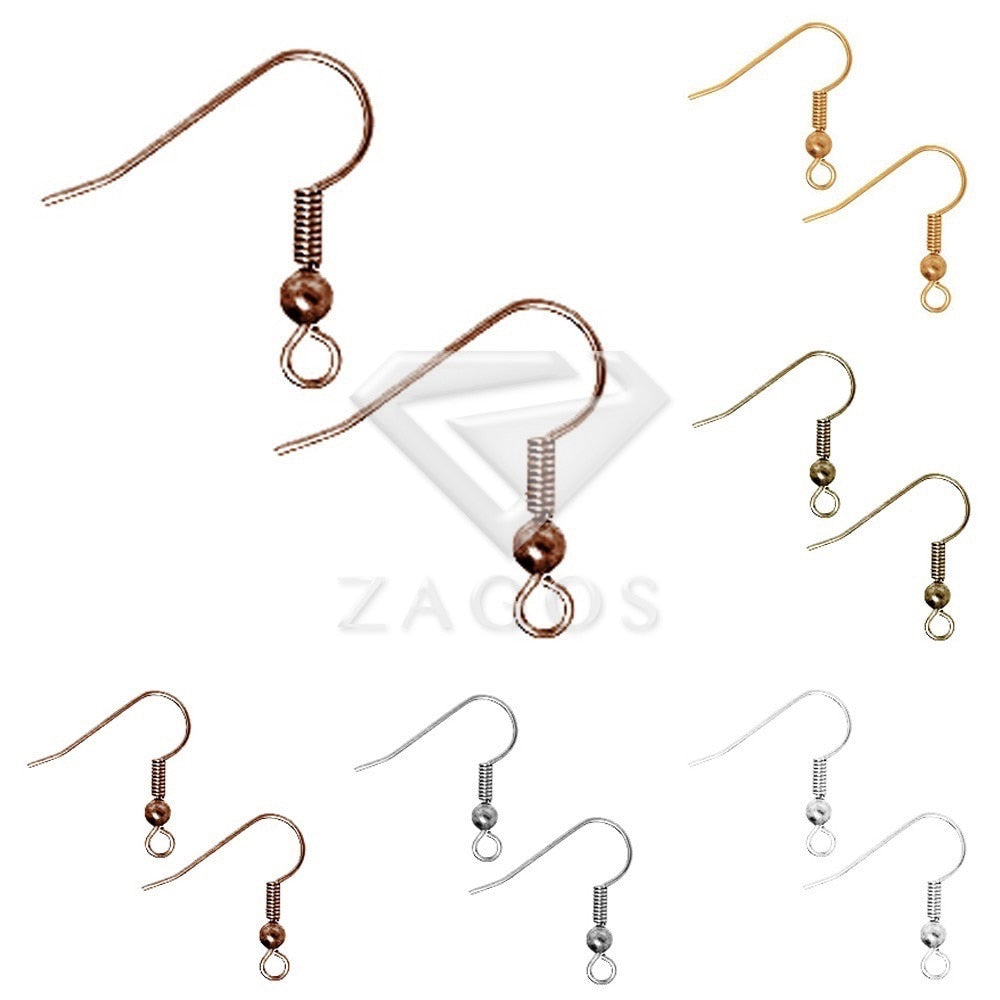 New Hook Ear Wires With Spring and Ball - Shopeasywear