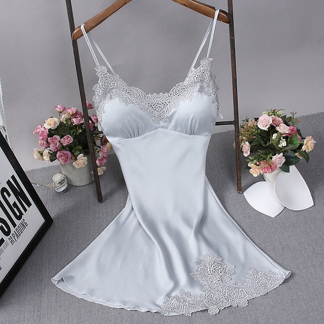 5 Pieces Silk Home Women Pajamas