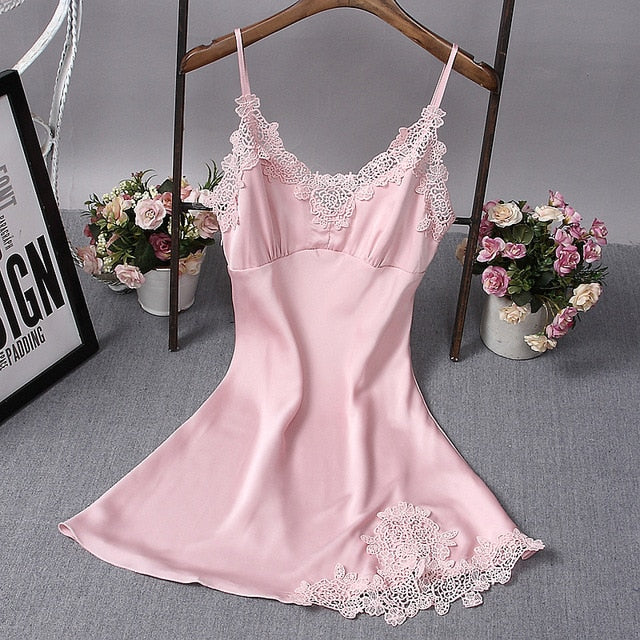 5 Pieces Silk Home Women Pajamas