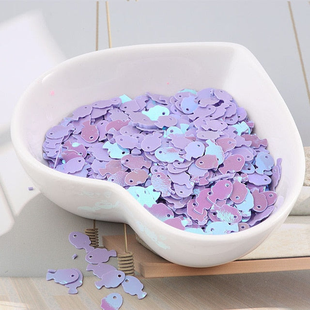 10g/bag Colorful Fish Sequins - Jeglow store