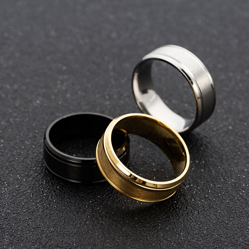 Hot 8mm Simple Ring - Shopeasywear