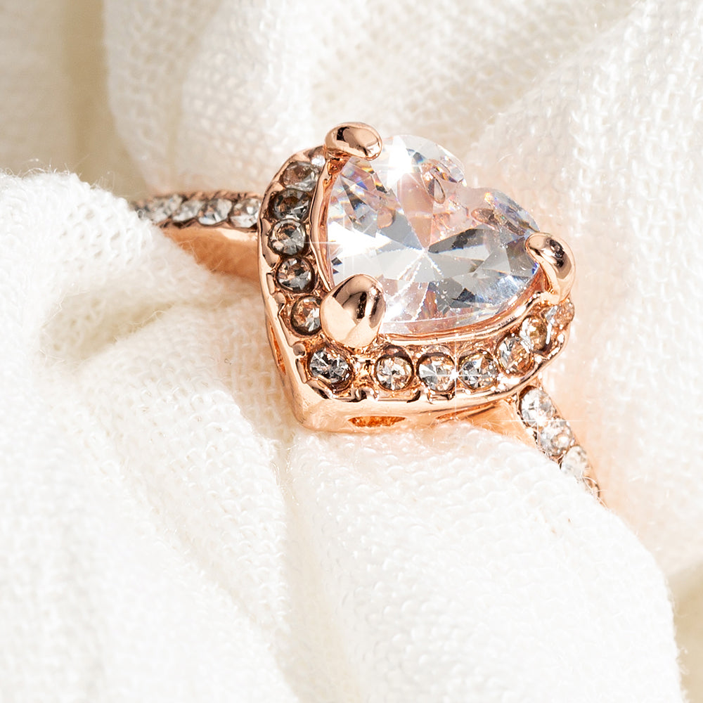 Heart Shaped Wedding Rings For Women - Shopeasywear