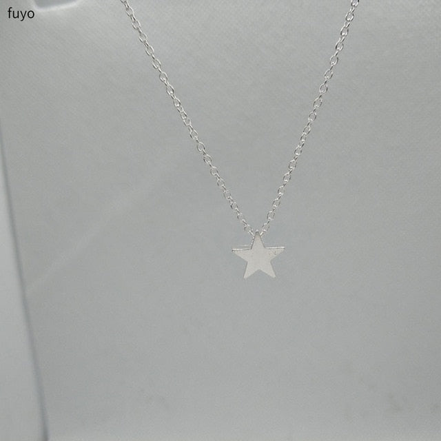 Tiny Heart Star Necklace - Jeglowstore