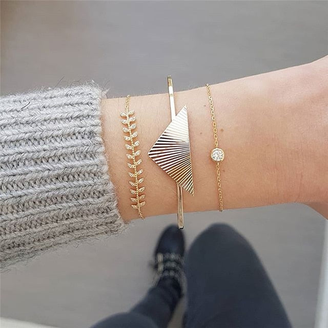Open Bracelet Set for Women