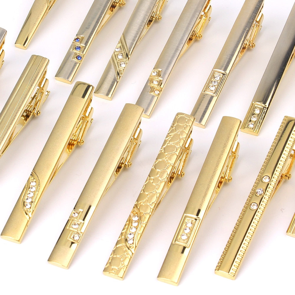 Ceremony Metal Gold Tie Clip - Shopeasywear
