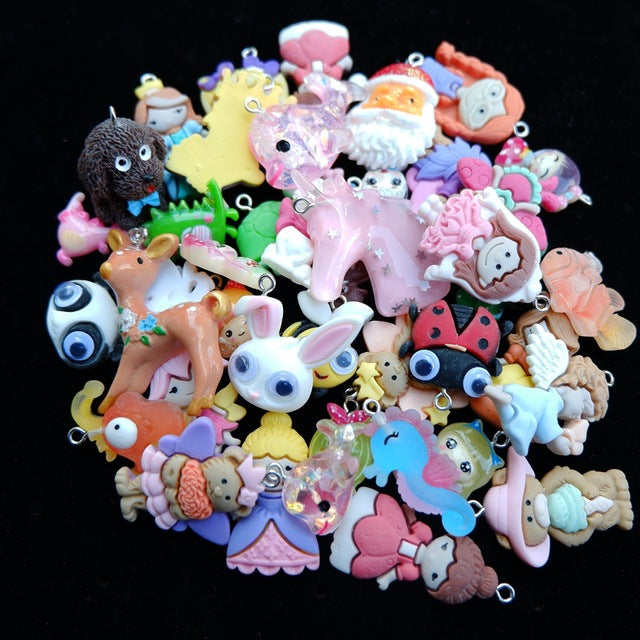 Charms Pendants 2-3 cm Mix set for Jewelry Making