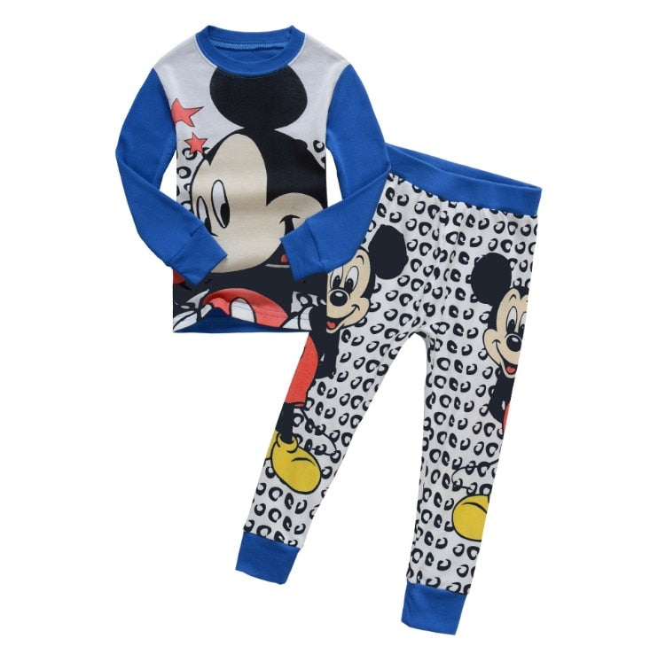 2 Stukke Cartoon Kids Pajamas Set
