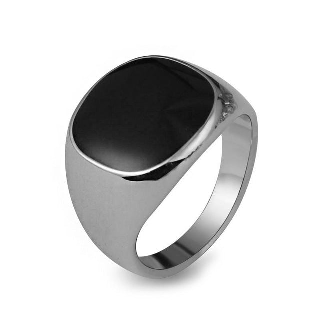 Classic Gold-color Rhinestone Men Ring - Jeglowstore