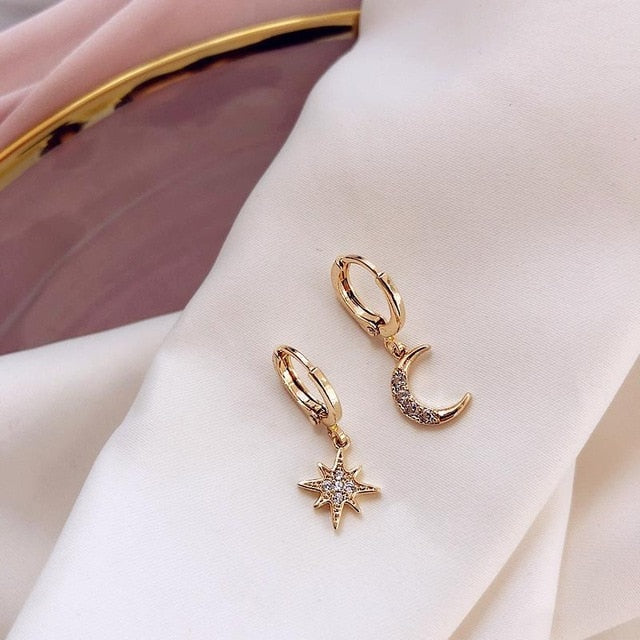 Women Dangle Asymmetric Earrings - Shopeasywear