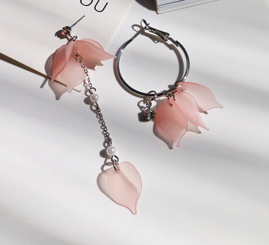 Fashion Trendy earrings flowers stud earrings for women Vintage creative temperament contracted woman stud earrings fine jewelry - Shopeasywear
