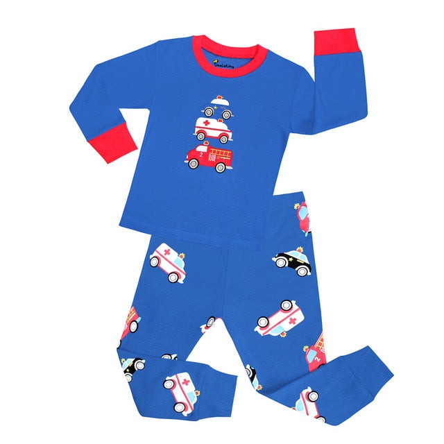 New Fashion Boys Motorcycle Pajamas For Kids