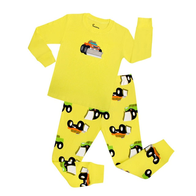New Fashion Boys Motorcycle Pajamas For Kids