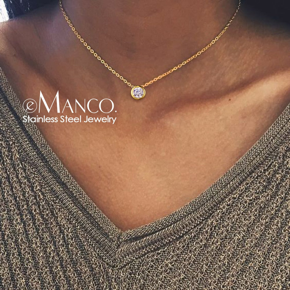 Classic Stainless Steel Necklace for women - Shopeasywear